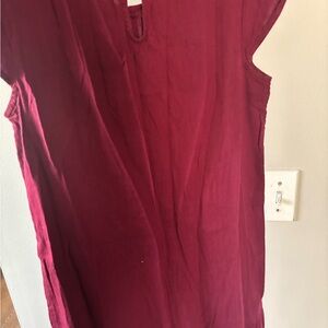 Old Navy Red Tunic Top